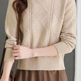 Mock Neck Pullover Knit Base Layer